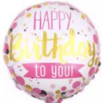 Фольгована кулька “Happy Birthday”