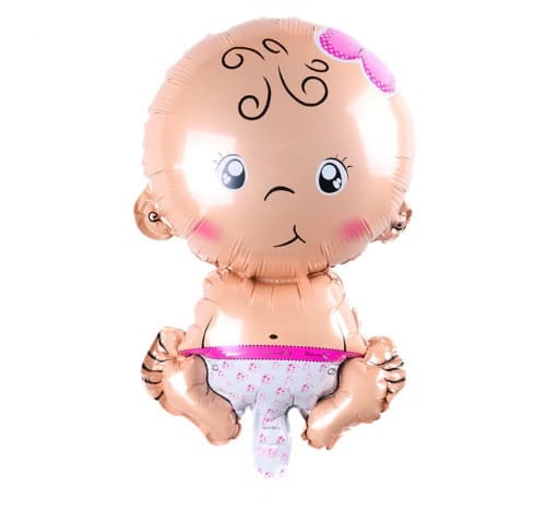 Кулька фольгована фігурна "Малюк - дівчинка"