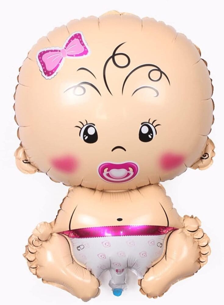 Кулька фольгована фігурна "Малюк - дівчинка"