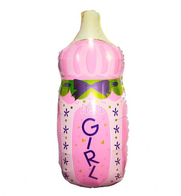 Фольгована куля Пляшка з надписом "GIRL"
