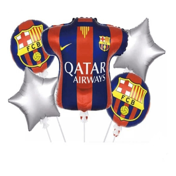 Набір фольгованих кульок "Барселона" 5 шт