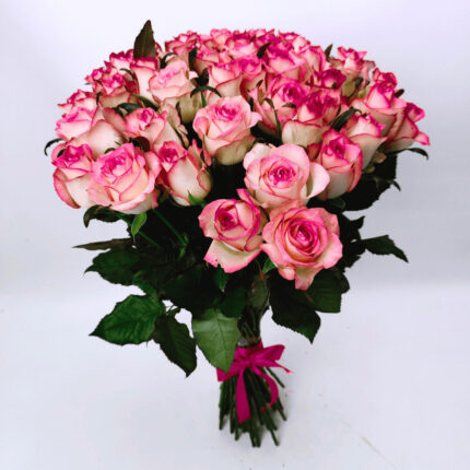 51 рожева троянда 70 см "Джумілія"