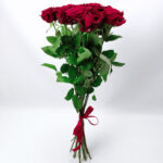 11 червоних троянд 80 см "Ред_Наомі"