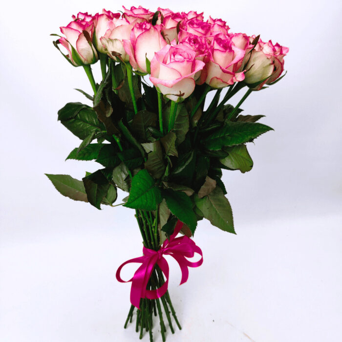 25 рожевих троянд 70 см "Джумілія"