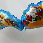 Фольгована кулька “Дід Мороз на санах”