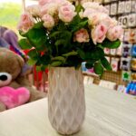 Ваза керамічна рожева