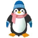 Фольгована кулька “Пінгвін в одязі”