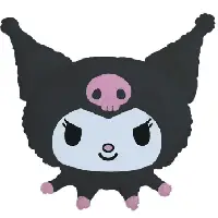 Малюсенький чорний персонаж з вушками та черепом