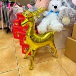 Фольгована кулька стоячка “Олень”