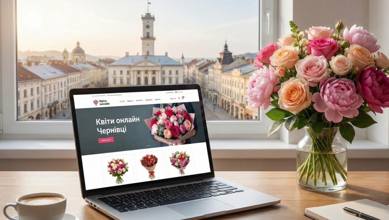 Як замовити букет квітів онлайн у Чернівцях