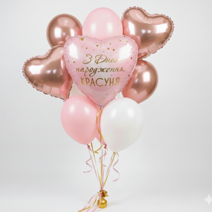 Повітряні кулі з привітанням до дня народження